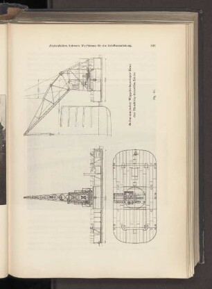 Schwimmender Wippdrehausleger-Kran der Hamburg-Amerika-Linie.