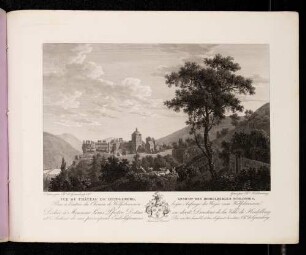 Heidelberg, Schloss, von Südwesten