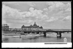 Dresden, Carolabrücke mit Ministerium