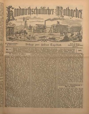 15: Beilage vom Montag, 13. Juli 1903