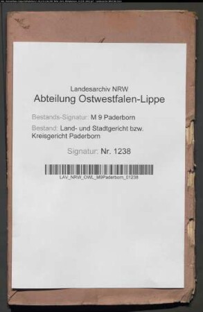 Erblasser: Bathe, Catharina, geb. Meschede: