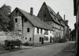 Paderborn, Wohnhäuser : Paderborn. Wohnhäuser, Giersmauer. Straßenansicht von Südosten