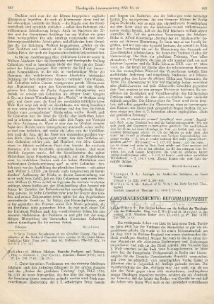 688-691 [Rezension] Link, Wilhelm, Das Ringen Luthers um die Freiheit der Theologie von der Philosophie