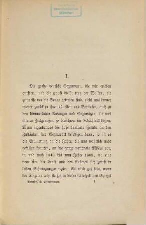 Aus der Jugendzeit : kleine Memorabilien aus vormärzlichen Tagen