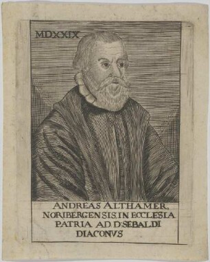 Bildnis des Andreas Althamer