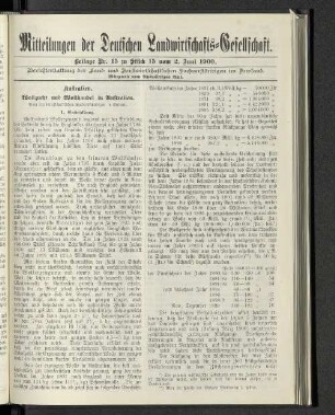 Beilage Nr. 15 zu Stück 15 vom 2. Juni 1900.