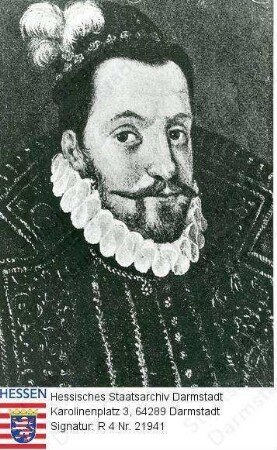 Georg I. Landgraf v. Hessen-Darmstadt (1547-1596) / Porträt, Brustbild