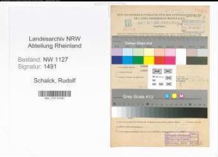 Entnazifizierung Rudolf Schalck , geb. 28.09.1902 (Lehrer)