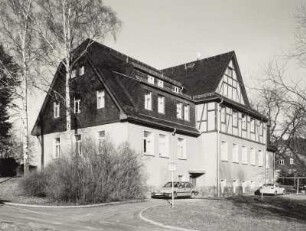 Mittweida, Erziehungsheim : Mittweida, Erziehungsheim, Am Landratsamt 3, 1911/13, Internat, Parkseite