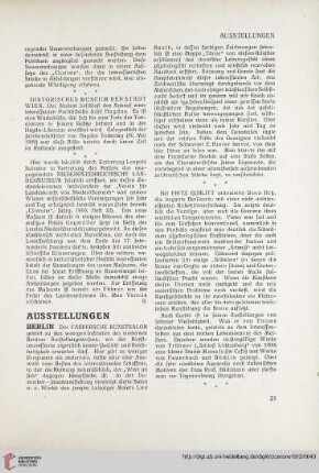 Ausstellungen
