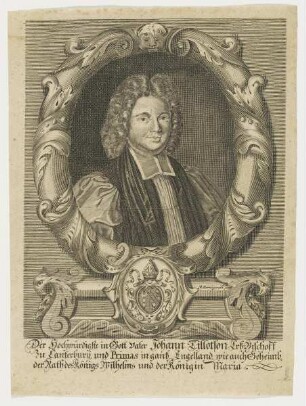 Bildnis des Johann Tillotson