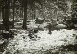 Dresdner Heide, Prießnitz : Dresden, Prießnitz, Brücken nach Hochwasser 1926