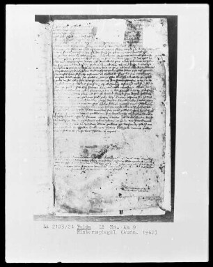 Augustinus, Ambrosius, Faustus Reensis, Pseudo Gregorius Illiberitanus — Urkundenfragment