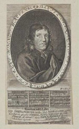 Bildnis von Daniel Hartnack (1642-1708)
