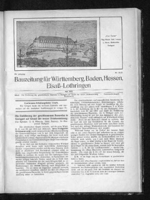 Fünfzehnter Jahrgang. No. 20/22.