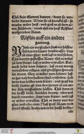 Rößlin auff ein andere gattung