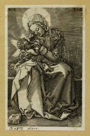 Maria, das Kind stillend