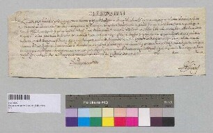 Papst Clemens XI. gewährt dem Altar St. Anna im Karmelitenkloster in Straubing einen Ablass. S: Papst Clemens XI.