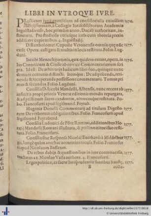 Libri In Vtroqve Ivre.