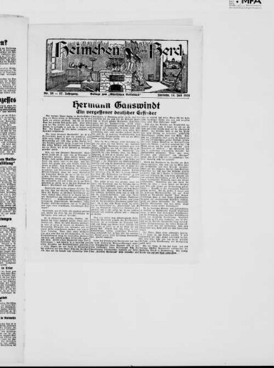 Titelseite einer Zeitung