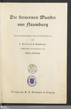 Die steinernen Wunder von Naumburg