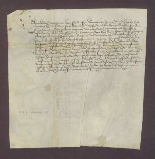 Peter Elhart, Meister, und der Rat zu Straßburg erneuern beim Grafen Philipp von Hanau ihr Gesuch um Beschwörung des Burgfriedens zu Lichtenau.