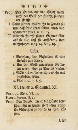 XI. Ueber 2. Sam. XI.