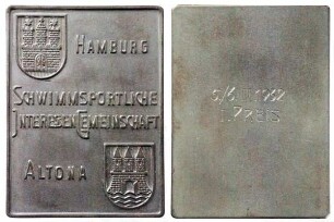 Preismedaille der Schwimmsportlichen Interessen-Gemeinschaft Hamburg-Altona