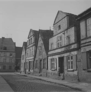 Stralsund. Blick entlang der Wasserstraße