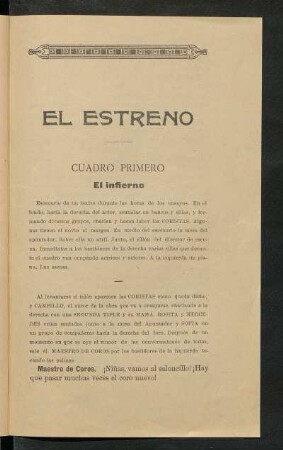 Cuadro primero - El infierno
