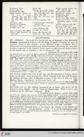 Additions (Nr. 870-880)
