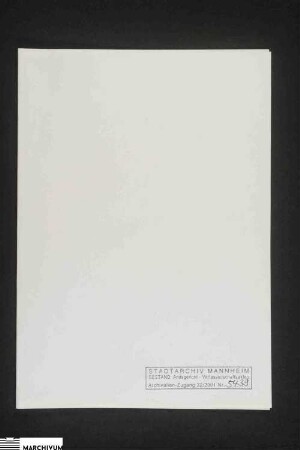 Vermögen des Georg Keßler und seiner verstorbenen Ehefrau Gertrud, geb. Mang