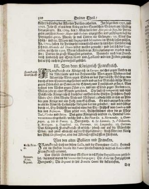 III. Von dem Königreich Franckreich.