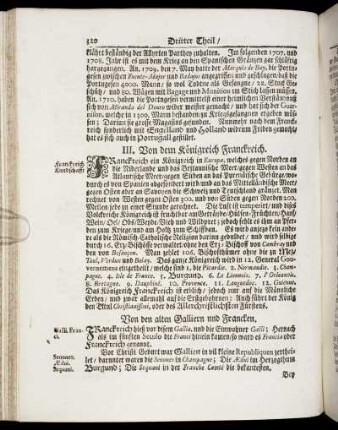 III. Von dem Königreich Franckreich.