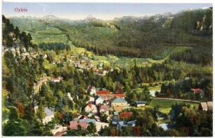 Oybin. Blick auf Oybin