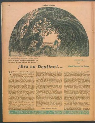 ¡Era su destino!... : Los cuentos gauchos de "Mundo Argentino"