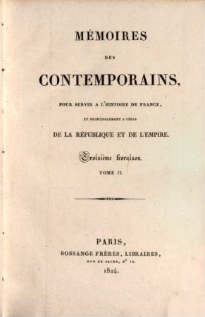 Mémoires de Louis-Jérôme Gohier. 2