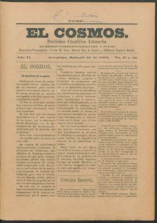 El cosmos.