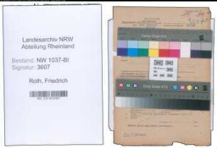 Entnazifizierung Friedrich Roth , geb. 21.07.1896 (Sachverstaendiger)