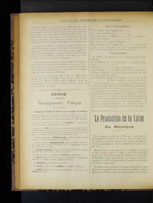 Chine Renseignements Pratiques