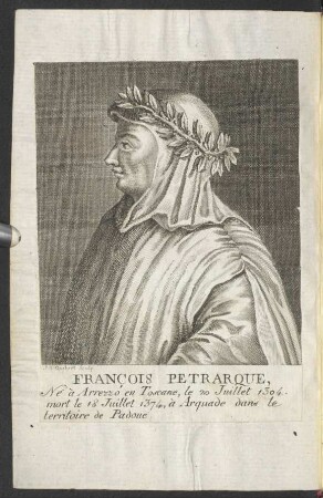 Porträt von Petrarca