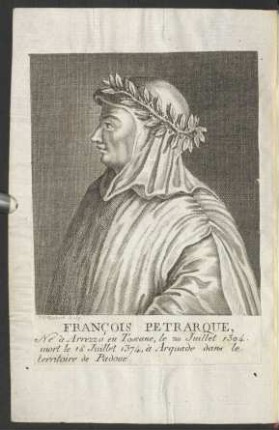 Porträt von Petrarca