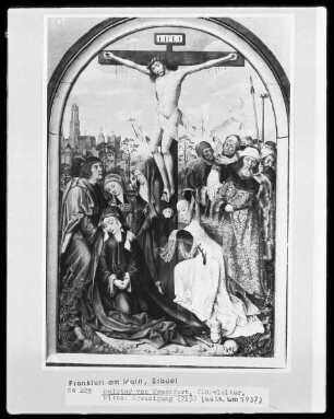 Triptychon der Familie Humbracht mit der Kreuzigung Christi — Kreuzigung Christi