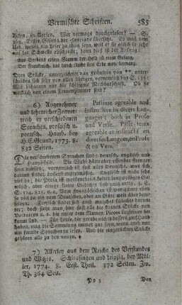 Allerley aus dem Reiche des Verstandes und Witzes.T.1.2.