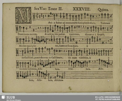 XXXVIII. Maria stabat ad monumentum