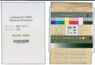 Entnazifizierung Albert Buchen , geb. 01.07.1901 ()