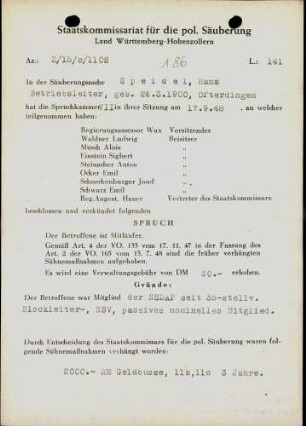 Speidel, Hans
