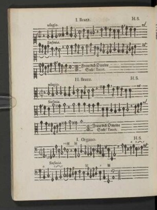[Noten]: Freue dich O meine Seele! / H.S.