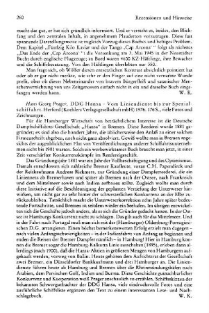 Prager, Hans Georg :: DDG Hansa, vom Liniendienst bis zur Spezialschiffahrt : Herford, Koehler, 1976