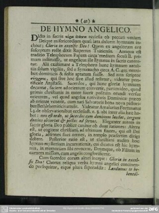 De Hymno Angelico